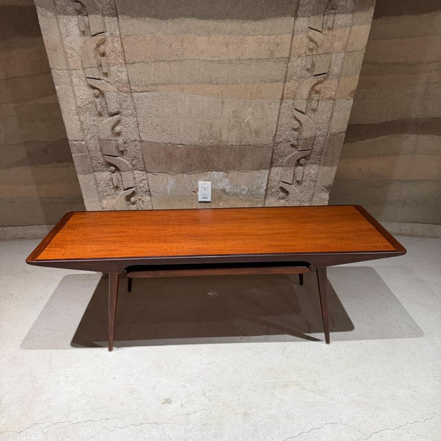 Mid-Century Modern Aase Dreieri Norway Mid-Century Modern Teak Coffee Table For Sale - Image 3 of 9