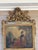 Late 19th Century Late 19th Century French Louis XVI Giltwood Trumeau Mirror With Figural Oil Painting For Sale - Image 5 of 13