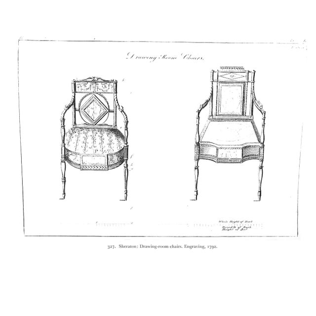 Paper "English Furniture Designs of the Eighteenth Century" 1958 Ward-Jackson, Peter For Sale - Image 7 of 10