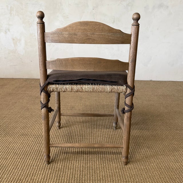 Kalmar White Oak Montana Brown Entry Chair For Sale - Image 11 of 12