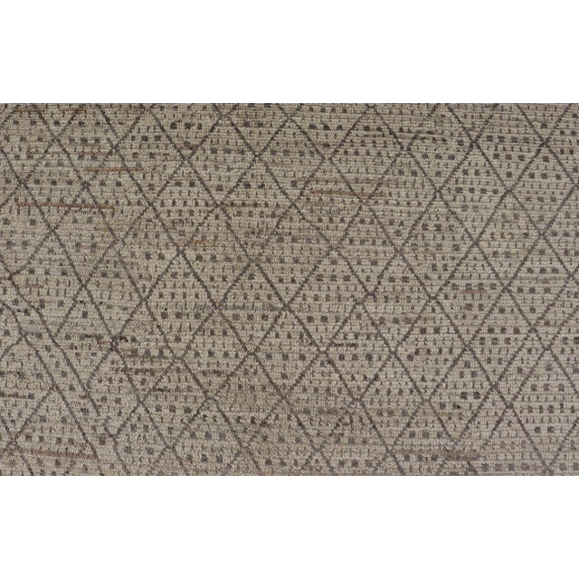 Textile Modern Moroccan Rug in Wool by Keivan Woven Arts 10'5 X 13'10 For Sale - Image 7 of 12