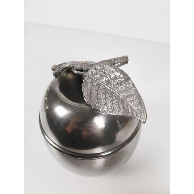 Mid-20th Century Sculptural Apple-Shaped Ice Bucket in the style of Mauro Manetti, Italy, 1970s For Sale - Image 3 of 15