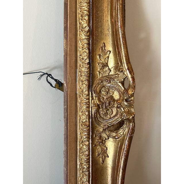 1940s French Gilded Louis XV Style Cast Frame, Les Cadres Gault, Paris For Sale In Sacramento - Image 6 of 11