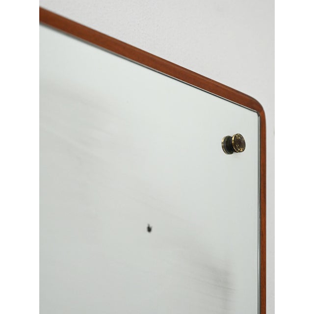 Square Teak Mirror, 1960s-1970s For Sale - Image 4 of 10