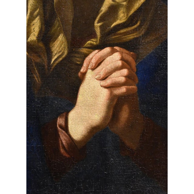 Baroque After Guido Reni, Mater Dolorosa Reni, 1650, Oil on Canvas For Sale - Image 3 of 15