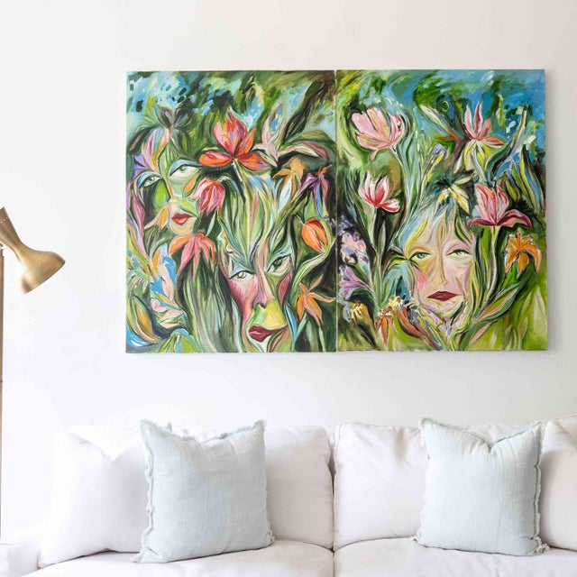 Morgan visualizes the talking flowers as both gossiping and as a “gossip,” meaning a group of very close companions. Her...