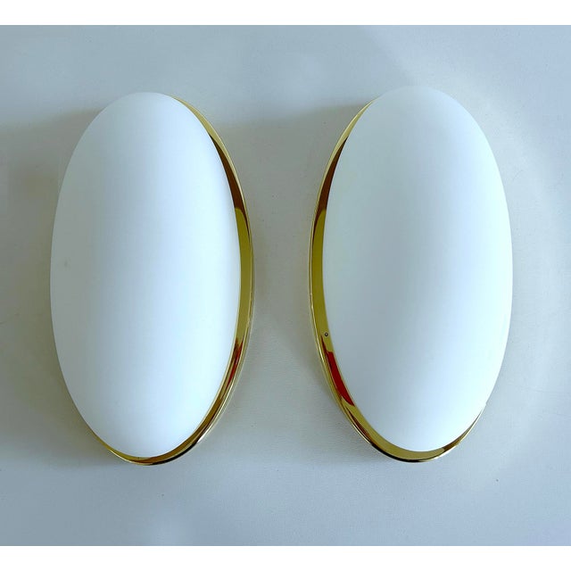 Vintage Glass Sconces from Limburg, Set of 2 For Sale - Image 9 of 11