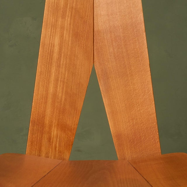 Dining Chairs by Søren Nissen and Ebbe Gehl for Seltz, France, 1980s, Set of 6 For Sale - Image 10 of 12