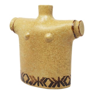Mid-Century Modern Female Torso Pottery Vase For Sale