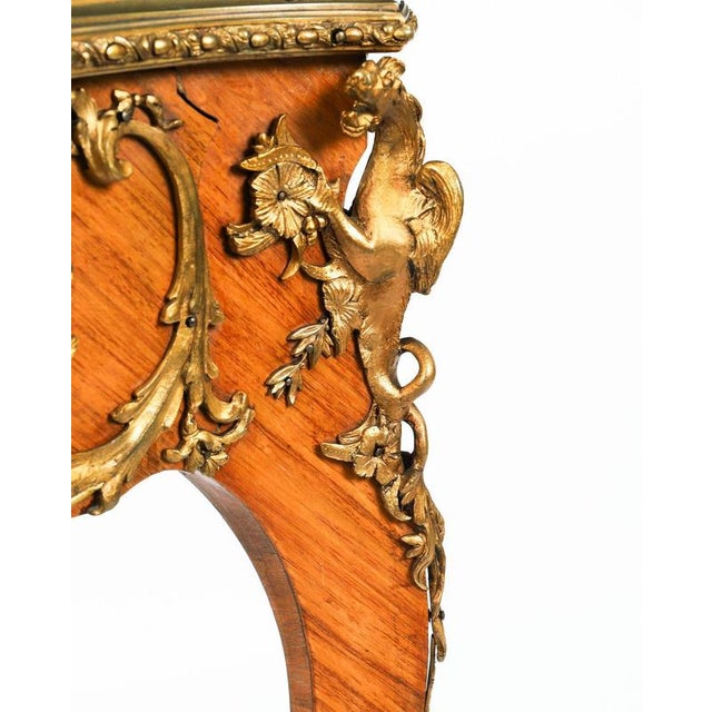 Antique French Ormolu Bureau Plat Desk after Linke, 19th Century For Sale - Image 13 of 18