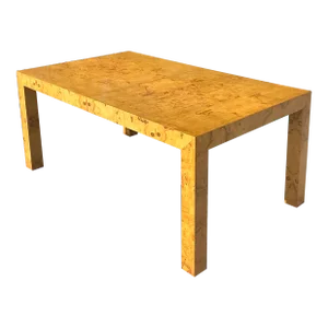 1970s Vintage Boho Tagged Milo Baughman for Thayer Coggin Dining Table