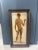 Oil on canvas shows a standing naked man saluting with his left hand. Nice movement for this character with blurred edges.