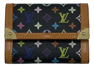Louis Vuitton Murakami Monogram Multicolor Porte-monnaie Black