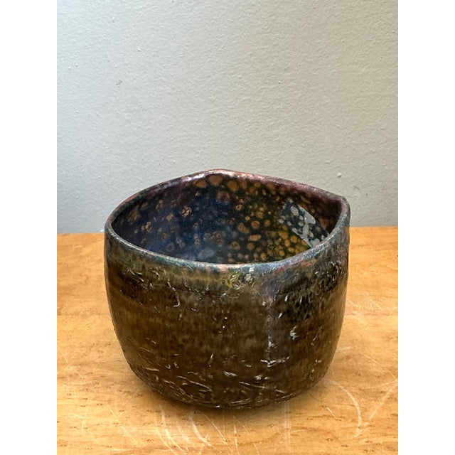 Ceramic Vintage Handcrafted Abstract Ceramic Bowl For Sale - Image 7 of 18