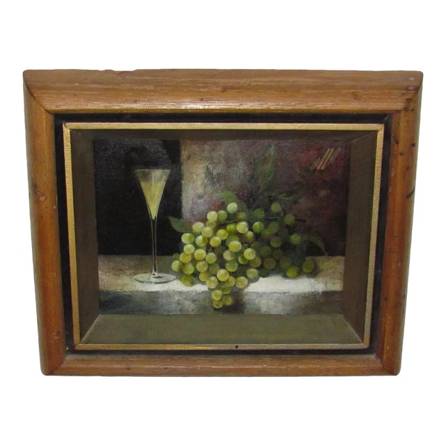 Anton Van Dalen Oil on Board Still Life 1965 For Sale