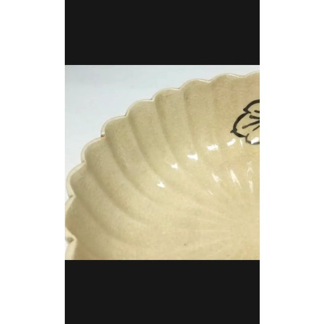 Mid-Century Modern Antique Japanese Rinka Bowls- A Pair For Sale - Image 3 of 6