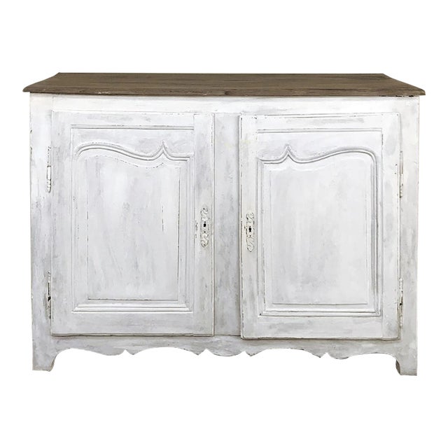 18th Century Country French Provincial Painted Buffet For Sale