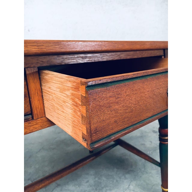 Amsterdam School Design Painted Desk, Netherlands, 1920s For Sale - Image 3 of 18