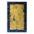 Beautiful Gold and Blue Color With Chinoiserie Design Antique Chinese Art Deco Rug For Sale
