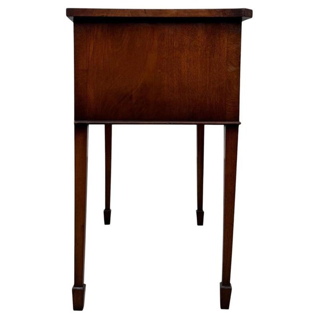 Wood Antique Early 20th Century English Mahogany Side Table For Sale - Image 7 of 13