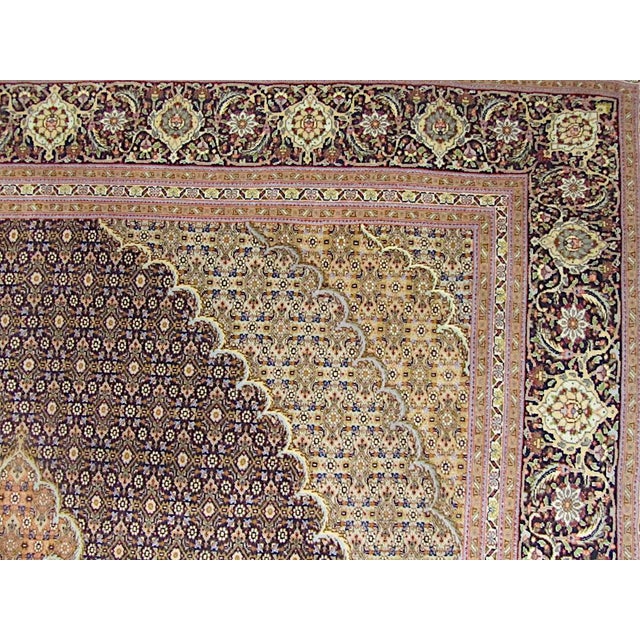 Tabriz Mahi Rug, 2000s For Sale - Image 6 of 14