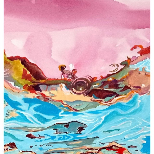 Contemporary Maude Ovize, Diffraction II, 2025, Silkscreen Print For Sale - Image 3 of 7