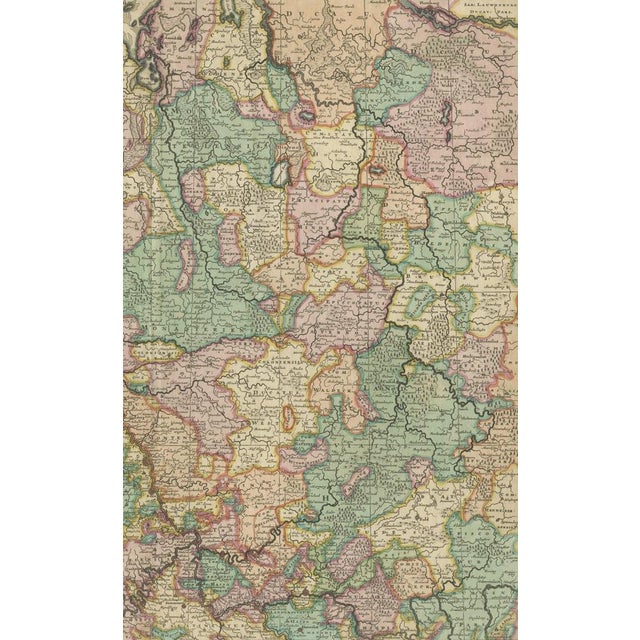 Map of the Lower Rhine and Moselle River Regions by Theodore Danckert For Sale - Image 3 of 6