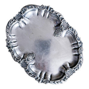 Antique Silver Plated Tip Tray From Holland House Hotel in Nyc