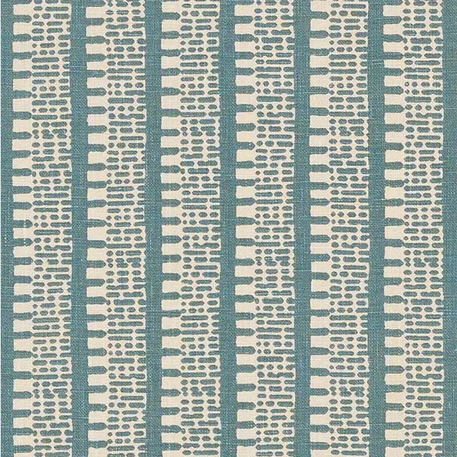 A sophisticated play on a traditional stripe, it's delightfully graphic yet subdued. Also available as a wallcovering....