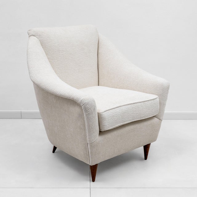 Mid-Century Modern Italian Armchairs, 1950, Set of 2 For Sale - Image 4 of 12