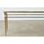 Early 20th Century French Brass and Marble Coffee Table For Sale - Image 4 of 11
