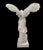 Large Hand-Carved Marble Sculpture of Nike of Samothrace, 1990 For Sale - Image 4 of 5