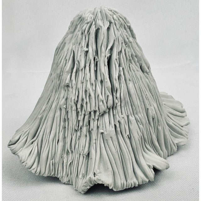 Off-white A Sea Form Hand Crafted in White Porcelain For Sale - Image 8 of 8