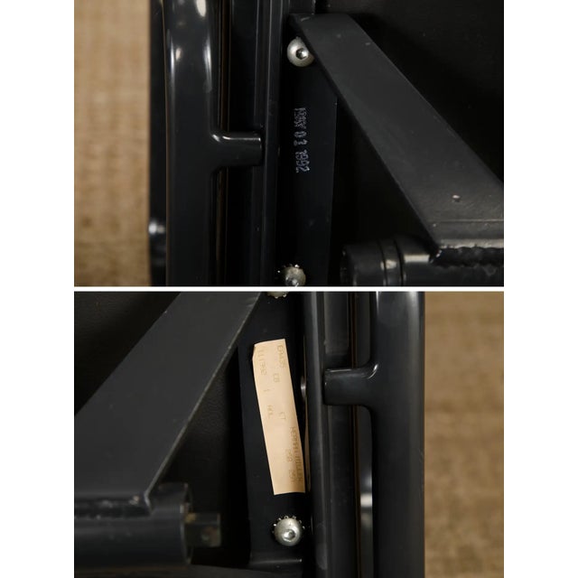 Black on Black Soft Pad Desk Chair by Charles Eames for Herman Miller, Signed For Sale - Image 18 of 18