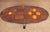 Coffee Table in Lava Stone, Ceramic and Steel by Jean Jaffeux, 1960s For Sale - Image 6 of 10