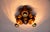 1970s Vintage Gilded Florentine Flush Mount by Hans Kögl, Germany, 1960s For Sale - Image 5 of 9