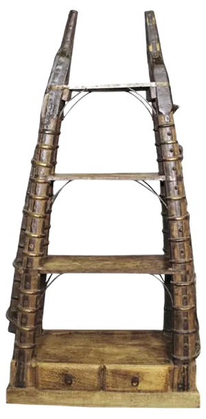 Ancient Shelving in Indian Teak Wood