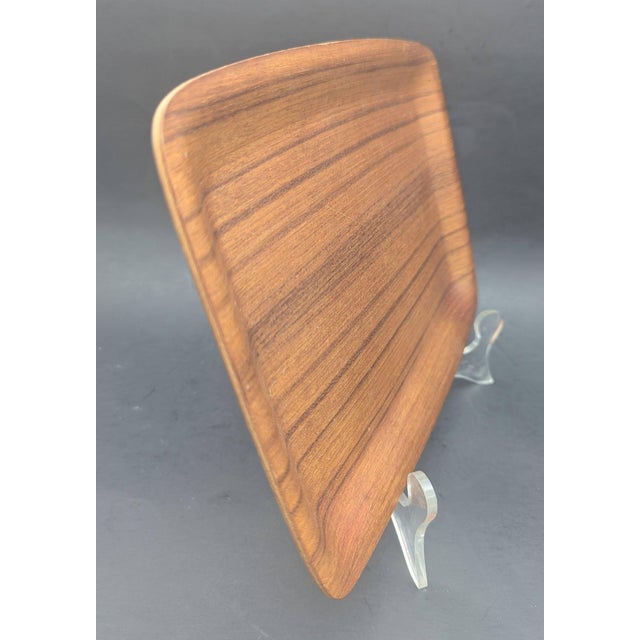 Wood Mid 20th Century Teak Pressed Bentwood Tray For Sale - Image 7 of 11