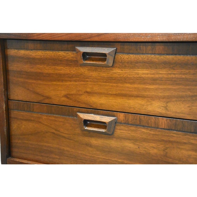 Wood 1960s Walnut Mid Century Nightstand For Sale - Image 7 of 7