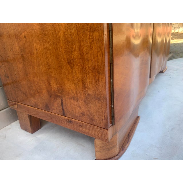 Vintage Art Deco Sideboard in Walnut, 1950s For Sale - Image 16 of 18