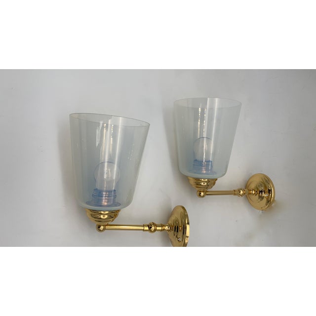 1960s Vintage Wall Lamps by Seguso, 1960, Set of 2 For Sale - Image 5 of 5