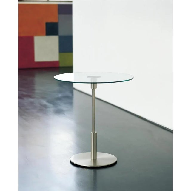 Diana baja side table by federico correa, alfonso milá, miguel milá. Dimensions: d 70 x h 52 cm materials: metal, tempered...