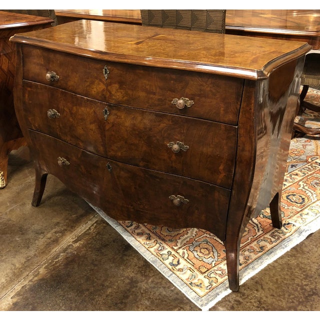 Italian Hand Carved Genoese Baroque Style Commode Chest of Drawer For Sale - Image 13 of 13