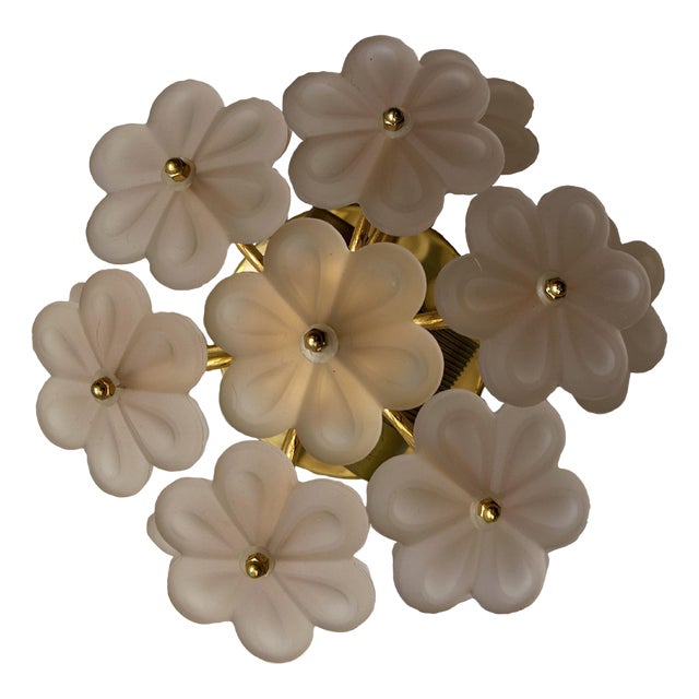 Ballerina Pink Wall Light in Murano Glass, 1980s For Sale