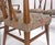 Tommy Parzinger Light Walnut Dining Chairs Lenor Larsen Upholstery MINT - Set of 6 For Sale - Image 9 of 12