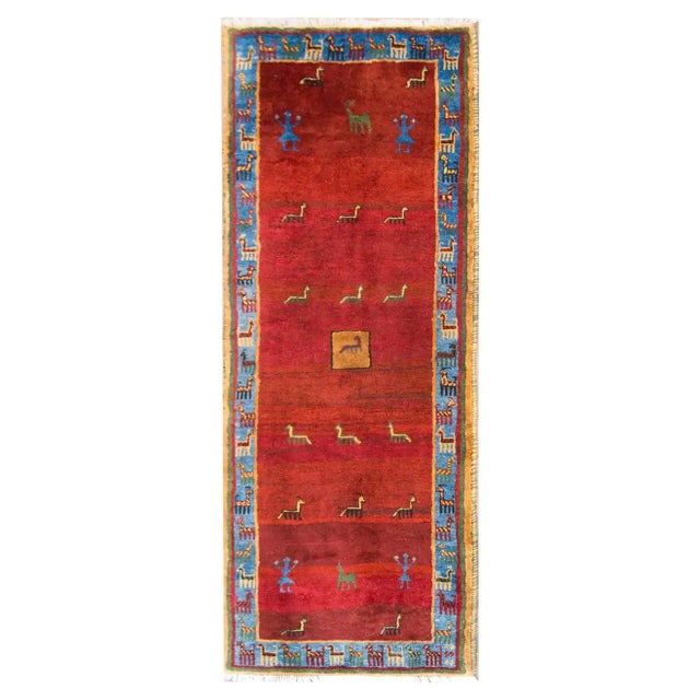 Vintage Gabbeh Rug For Sale - Image 13 of 13
