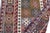 Rustic Soumak Red/Gray Wool Runner Rug- 2'4'' X 11'7'' For Sale - Image 9 of 10