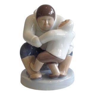 Vintage Porcelain Sculpture, 1970s For Sale