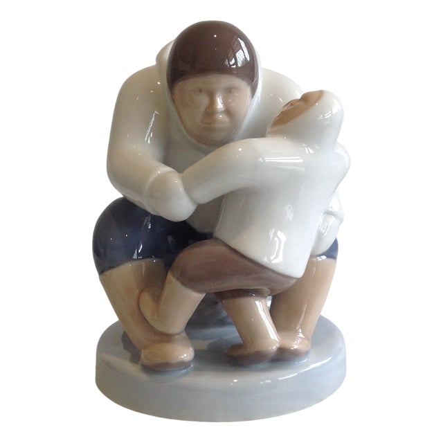 Vintage Porcelain Sculpture, 1970s For Sale