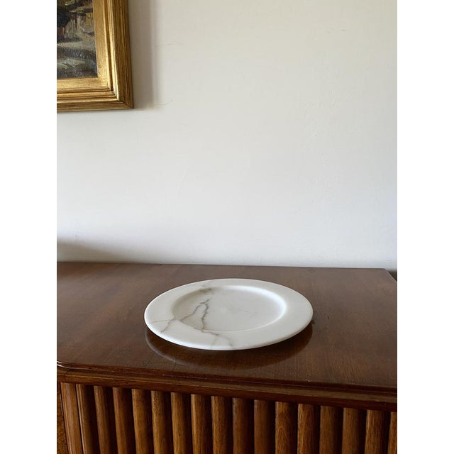 1970s White Carrara Marble Centerpiece by Sergio Asti, Italy, 1970s For Sale - Image 5 of 15